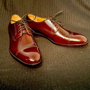 Johnston & Murphy derby shoes, cordovan